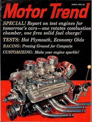 Seller image for Motor Trend: March 1960, Vol. 12; No. 3 for sale by Clausen Books, RMABA