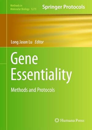 Bild des Verkufers fr Gene Essentiality : Methods and Protocols zum Verkauf von AHA-BUCH GmbH
