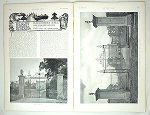Original Issue of Country Life Magazine Dated December 26th 1908, with a Feature on Harrowden Hal...