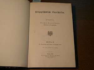 Heft 20 + 21. Hrsg. vom Großen Generalstabe. Die Operationen gegen Vinoy im September 1870.