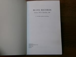 Seller image for Blues Records. January, 1943 to December, 1966. for sale by Antiquariat Bebuquin (Alexander Zimmeck)