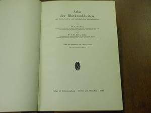 Imagen del vendedor de Atlas der Blutkrankheiten und des normalen und pathologischen Knochenmarkes. a la venta por Antiquariat Bebuquin (Alexander Zimmeck)