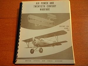 Bild des Verkufers fr AIR POWER AND TWENTIETH CENTURY WARFARE.- Volume 1. History 204. zum Verkauf von Antiquariat Bebuquin (Alexander Zimmeck)