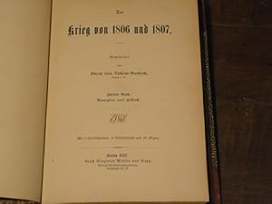 Bild des Verkufers fr Der Krieg von 1806 und 1807. 2. Band: Prenzlau und Lbeck. zum Verkauf von Antiquariat Bebuquin (Alexander Zimmeck)