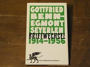 Imagen del vendedor de (Hrsg.) Gottfried Benn - Egmont Seyerlen. Briefwechsel 1914 - 1956. a la venta por Antiquariat Bebuquin (Alexander Zimmeck)