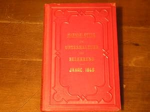 (Hrsg.) Jugendblätter 1868. Für Unterhaltung und Belehrung. Unter Mitwirkung vieler Jugendfreunde.