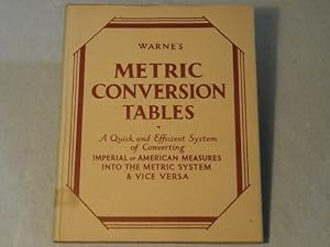 Bild des Verkufers fr Metric Conversion Tables. Containing 80 tables showing the conversion of Imperial or American Measures into the Metric System. zum Verkauf von Antiquariat Bebuquin (Alexander Zimmeck)