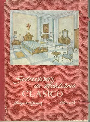 Selecciones de mobiliario clásico. 1951.