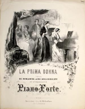 Image du vendeur pour La prima-donna. Valse (Les contemporains. Petits morceaux favoris pour le pianoforte. No. 59) mis en vente par Paul van Kuik Antiquarian Music