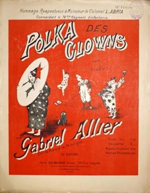 Bild des Verkufers fr Polka des clowns pour piano. 18e dition zum Verkauf von Paul van Kuik Antiquarian Music
