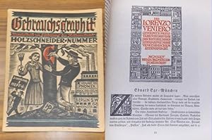 Gebrauchsgraphik 1924 - Holzschneider Monatsschrift zur Förderung künstlerischer Reklame. Erster ...