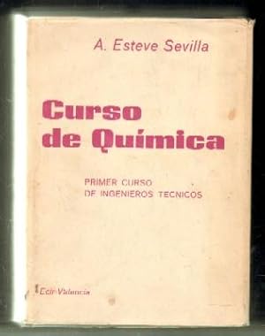 CURSO DE QUÍMICA. PRIMER CURSO DE INGENIEROS TÉCNICOS