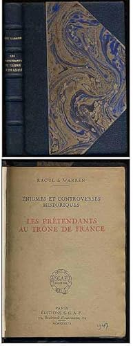 Bild des Verkufers fr Enigmes et Controverses Historiques: Les Pretendants au Trone De France zum Verkauf von Between the Covers-Rare Books, Inc. ABAA