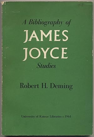 Bild des Verkufers fr A Bibliography of James Joyce Studies zum Verkauf von Between the Covers-Rare Books, Inc. ABAA
