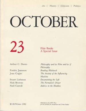 Bild des Verkufers fr OCTOBER 23: ART/ THEORY/ CRITICISM/ POLITICS - WINTER 1982: FILM BOOKS - A SPECIAL ISSUE zum Verkauf von Arcana: Books on the Arts