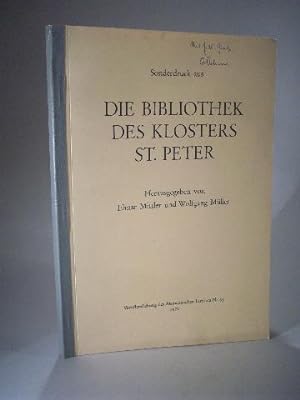 Die Kartensammlung des Klosters St. Peter im Schwarzwald. Sonderdruck aus - Die Bibliothek des Kl...
