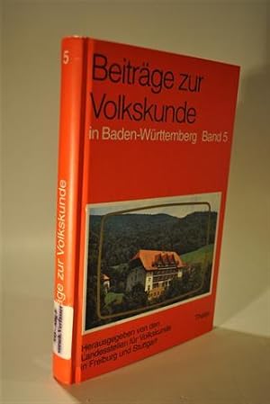 Image du vendeur pour Beitrge zur Volkskunde in Baden-Wrttemberg. Band 5. 1993 mis en vente par Adalbert Gregor Schmidt