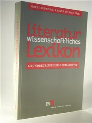 Bild des Verkufers fr Literaturwissenschaftliches Lexikon. Grundbegriffe der Germanistik. zum Verkauf von Adalbert Gregor Schmidt
