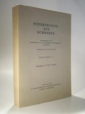 Fundberichte aus Schwaben. Festschrift Gustav Riek. Neue Folge 17.