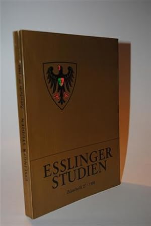Bild des Verkufers fr Esslinger Studien. Zeitschrift Band 27/ 1988 zum Verkauf von Adalbert Gregor Schmidt