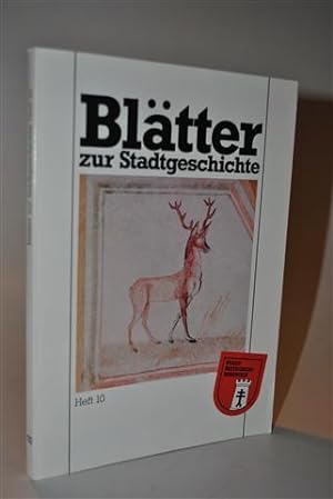Bild des Verkufers fr Bietigheim - Bissingen. Bltter zur Stadtgeschichte Band 10. zum Verkauf von Adalbert Gregor Schmidt