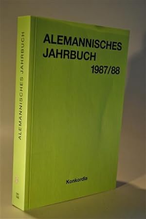 Bild des Verkufers fr Alemannisches Jahrbuch 1987 / 1988. Das Elsass. Bilder aus Wirtschaft, Kultur und Geschichte. zum Verkauf von Adalbert Gregor Schmidt