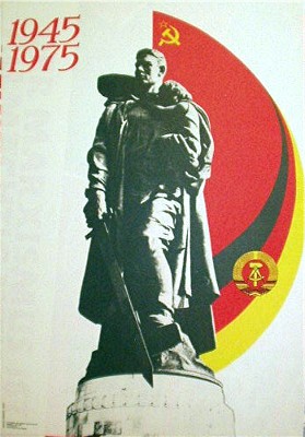 1945-1975. Farbiges Bildplakat. Hrsg. Abt. Agitation des ZK der SED. Gestaltung: DEWAG Dresden - ...