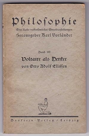 Seller image for Voltaire als Denker for sale by Kultgut