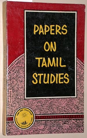 Bild des Verkufers fr Papers on Tamil Studies. (English and Tamil / englisch und tamilisch). zum Verkauf von Versandantiquariat Kerstin Daras