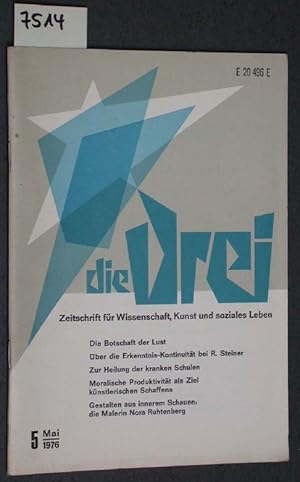 Die Drei. Zeitschrift für Wissenschaft, Kunst und soziales Leben. Nr 5.