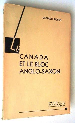 Immagine del venditore per Le canada et le bloc anglo-saxon venduto da Claudine Bouvier