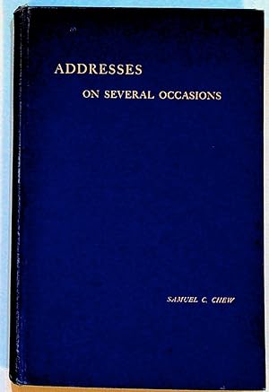 Seller image for Addresses on Several Occasions for sale by The Kelmscott Bookshop, ABAA