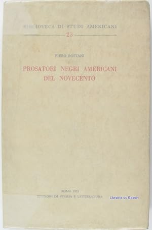 Imagen del vendedor de Prosatori negri Americani del Novecento a la venta por Librairie du Bassin