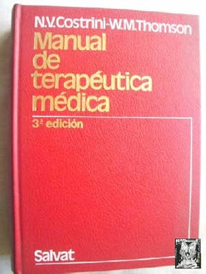 Seller image for MANUAL DE TERAPUTICA MDICA for sale by Librera Maestro Gozalbo