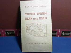 Handkarte: Türkei, Syrien, Irak und Iran. 1:3,000.000. Stand III.1942