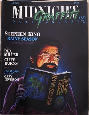 Bild des Verkufers fr Midnight Graffiti Dark Fantasy - Stephen King Rainy Season, A Special Section - No. 3, Spring 1989 zum Verkauf von The BiblioFile