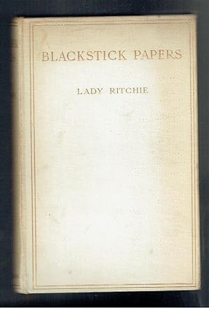 Bild des Verkufers fr Blackstick Papers. With Portraits zum Verkauf von Sonnets And Symphonies