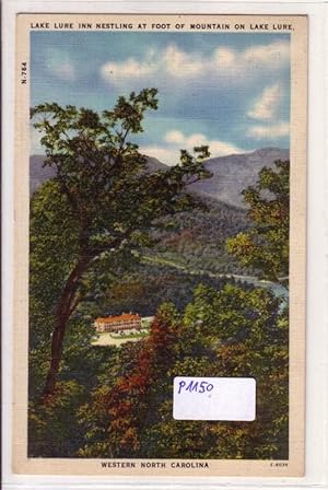 Seller image for AK USA Lake Lure Inn 1949 Western North Carolina ungelaufen for sale by GAENSAN Versandantiquariat