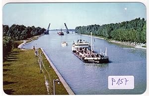 Imagen del vendedor de AK Kanada The Welland Ship Canal St. Catharines Ontario ungelaufen a la venta por GAENSAN Versandantiquariat
