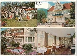 Bild des Verkufers fr AK Landhaus Hindenburg Helmut Kull Herrenalb im Schwarzwald Mehrbildkarte 1974 gelaufen zum Verkauf von GAENSAN Versandantiquariat
