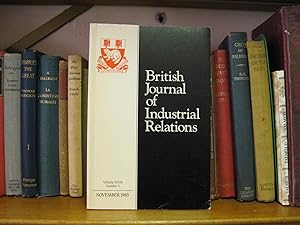 Seller image for British Journal of Industrial Relations: Volume XXIII, Number 3, November 1985 for sale by PsychoBabel & Skoob Books