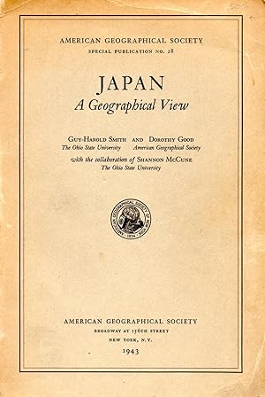 Image du vendeur pour Japan: A Geographical View mis en vente par Book Booth