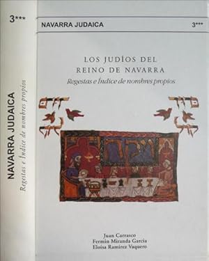 Immagine del venditore per Los Judos del Reino de Navarra. Regestas documentales 1353-1386. Indice de nombres propios, 1351-1386. venduto da Hesperia Libros