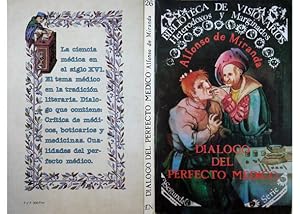 Imagen del vendedor de Dilogo del Perfecto Mdico [Lisboa, 1562]. Edicin de Manuel E. Mingote Muiz. a la venta por Hesperia Libros