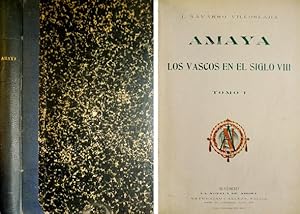 Imagen del vendedor de Amaya  Los vascos en el siglo VIII. Novela. a la venta por Hesperia Libros