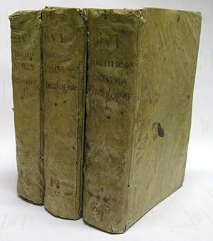 Bild des Verkufers fr Summa totius Theologiae D. Thomae Aquinatis. Cum commentariis Thomae de Vio Caietani. Tres insuper additi sunt indices, questionum scilicet & articulorum: eorum quae in textu, & eorum quae in commentarijs notatu digna continentur. zum Verkauf von Hesperia Libros