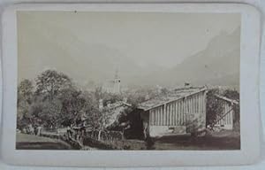 Bild des Verkufers fr Originalfotografie, Albumin auf Karton. Anonym; Bad Reichenhall um 1865, CDV 5,5 x 9 cm zum Verkauf von Antiquariat Johannes Mller