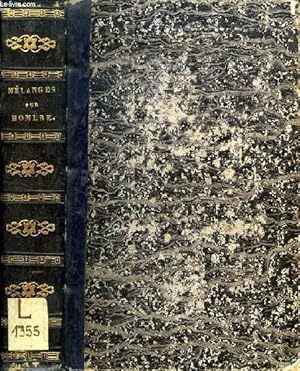 Bild des Verkufers fr DE HOMERI VITA, QUAE SUB HERODOTI HALIC. NOMINE CIRCUMFERTUR HERODOTO / ETUDES LITTERAIRES ET MORALES SUR HOMERE, SCENES TIREES DE L'ILIADE / IDEES NOUVELLES SUR HOMERE / ESSAI SUR LES DIEUX PROTECTEURS DES HEROS GRECS ET TROYENS DANS L'ILIADE (RECUEIL) zum Verkauf von Le-Livre