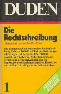 Seller image for DUDEN: DIE RECHTSHREIBUNG, Band 1 - Rechtschriebung der deutschen Sprache und der Fremdworter for sale by 100POCKETS