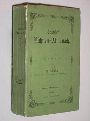 Deutscher Bühnen-Almanach 1859. 23. Jahrgang